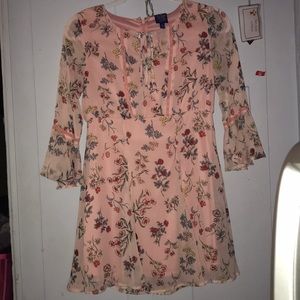 Pink Floral Dress